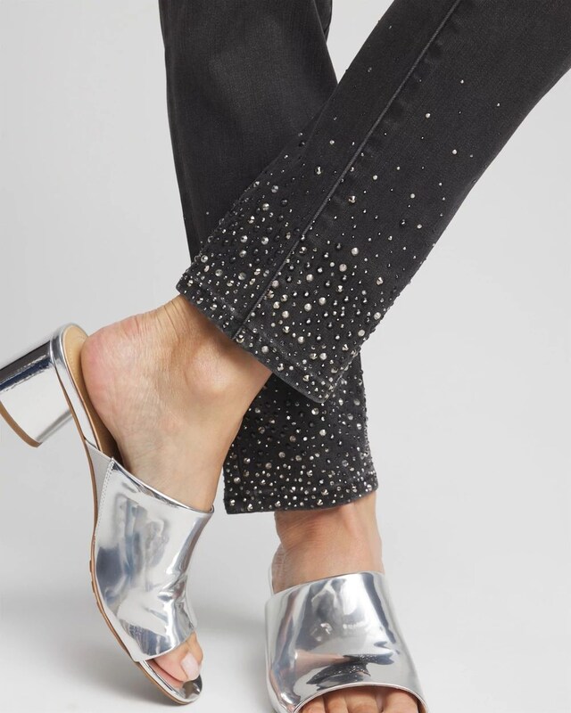 Embellished Pull-On Ankle Jeggings - image 4